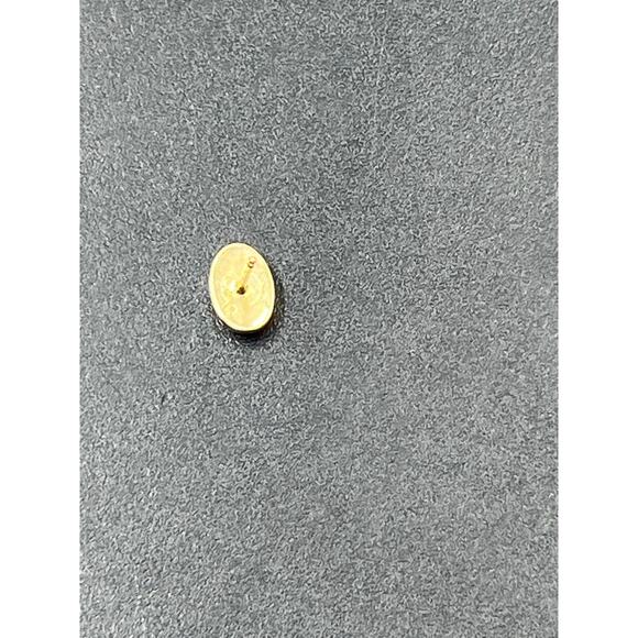 Designer Hallmarked 14K Yellow Gold Black Onyx Stud Earrings 7.5mm x 5mm Oval - Picture 12 of 12